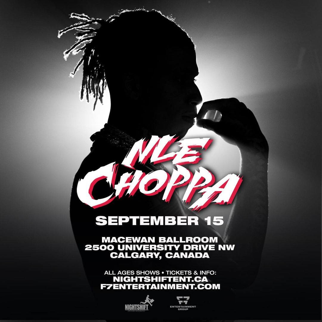 macewanhall's tweet photo. **JUST ANNOUNCED**
@Nlechoppa1 is live at the MacEwan Ballroom on September 15th, 2022 Tickets go on sale Friday, August 12th at 10am!
#NLEChoppa #HipHop #Rap #Calgary #yyc #yycmusic #yycevents #yycliving #yycconcerts #machall #macewanhall #CalgaryArts #CalgaryMusic #yychiphop https://t.co/It1uILqhCO