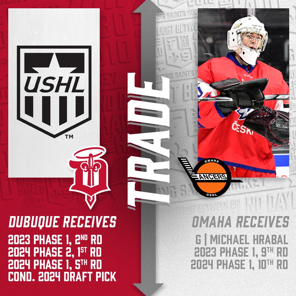 fightingsaints's tweet photo. The Fighting Saints have acquired four draft picks over the next two seasons in a deal with @OmahaLancers. #KeyCityHKY
DETAILS ➡ https://t.co/8ErMSOAWOD https://t.co/qQU5XdFvGL