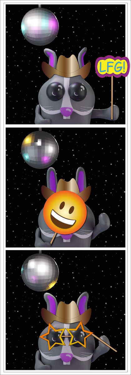 ang_gallery's tweet photo. Gm @mybff, @rileybeans_eth, @VeronicaThomp, @renae_eth and all #supercreatives!
challenge prompts: π€ πͺ©πΈ
Luna Rabbit was about to go to a Roller Disco Party! Before getting on the dance floor, there was time to hop in the photo booth!
#b3d #3dart https://t.co/e6EUjakJa4