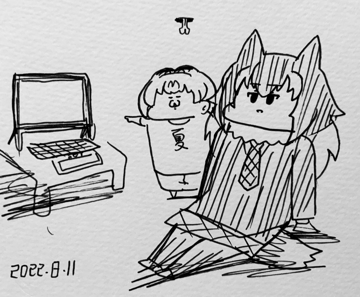 夏コミのお品書き作成になかなか着手しないタイリク先生 