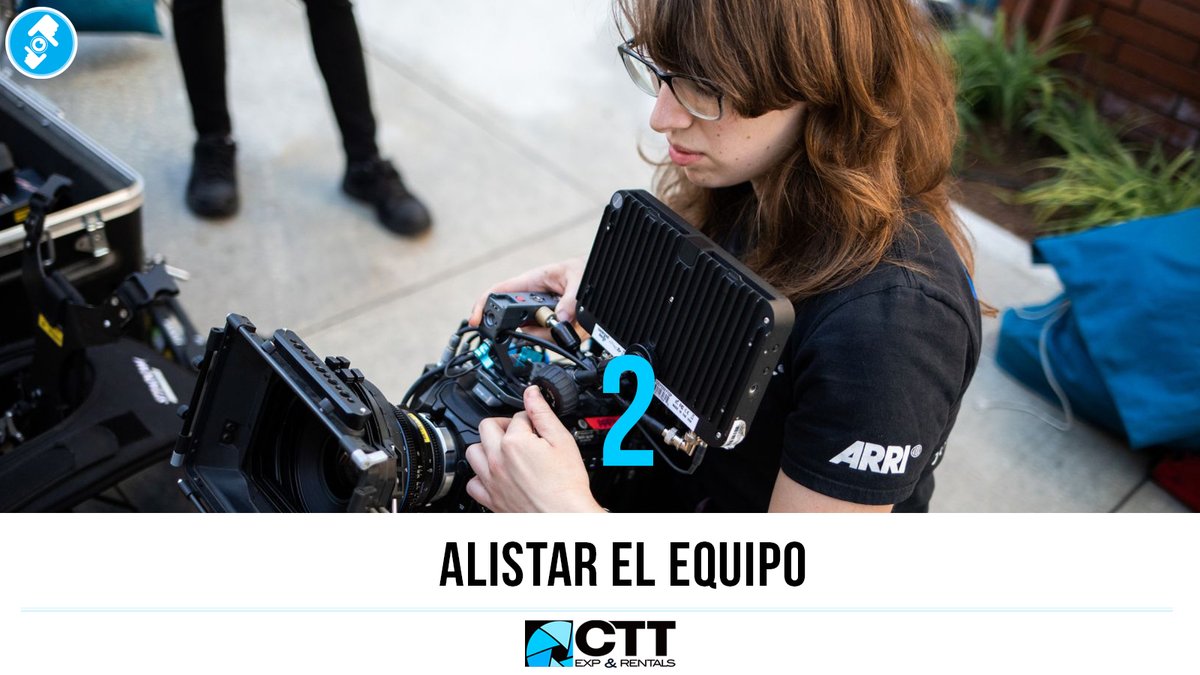 cttexp's tweet image. El primerFirst Assistant Camera  ó Focus Puller es el elemento más importante del departamento de fotografía después del cinefotógrafo.
1Foco en la escena
2Alistar el equipo
3Encargado de óptica 
4Resguardo de información 

#CTT #FirstAssistantCamera #FocusPuller