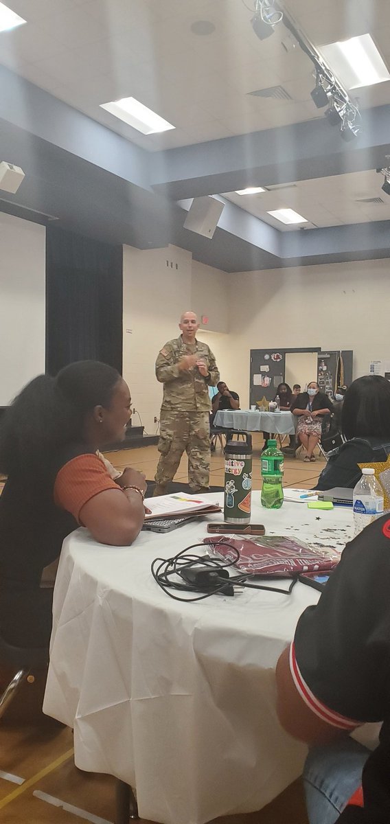 We enjoyed our spiritual boot camp PD lead by our Fort Jackson partners. Thank you! @SEstarsR2 @fortjackson #FindingYourPurpose #BeingHopeful