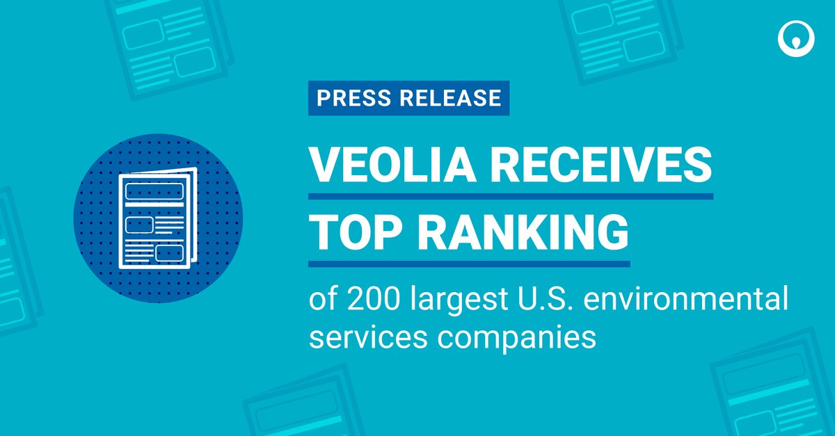 We are extremely pleased to be recognized as the leader in providing innovative and vital environmental solutions to millions of people in the U.S. and around the world. 

Read the announcement: bit.ly/3Ab925z