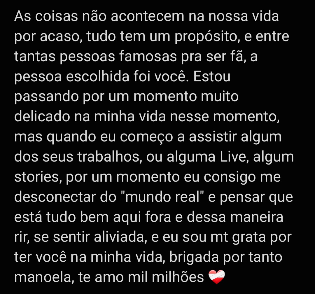 holdonlari's tweet photo. uma cartinha feita com mt amor e carinho pra vc @larimanoela ❤️ https://t.co/DsS8dzMhZz