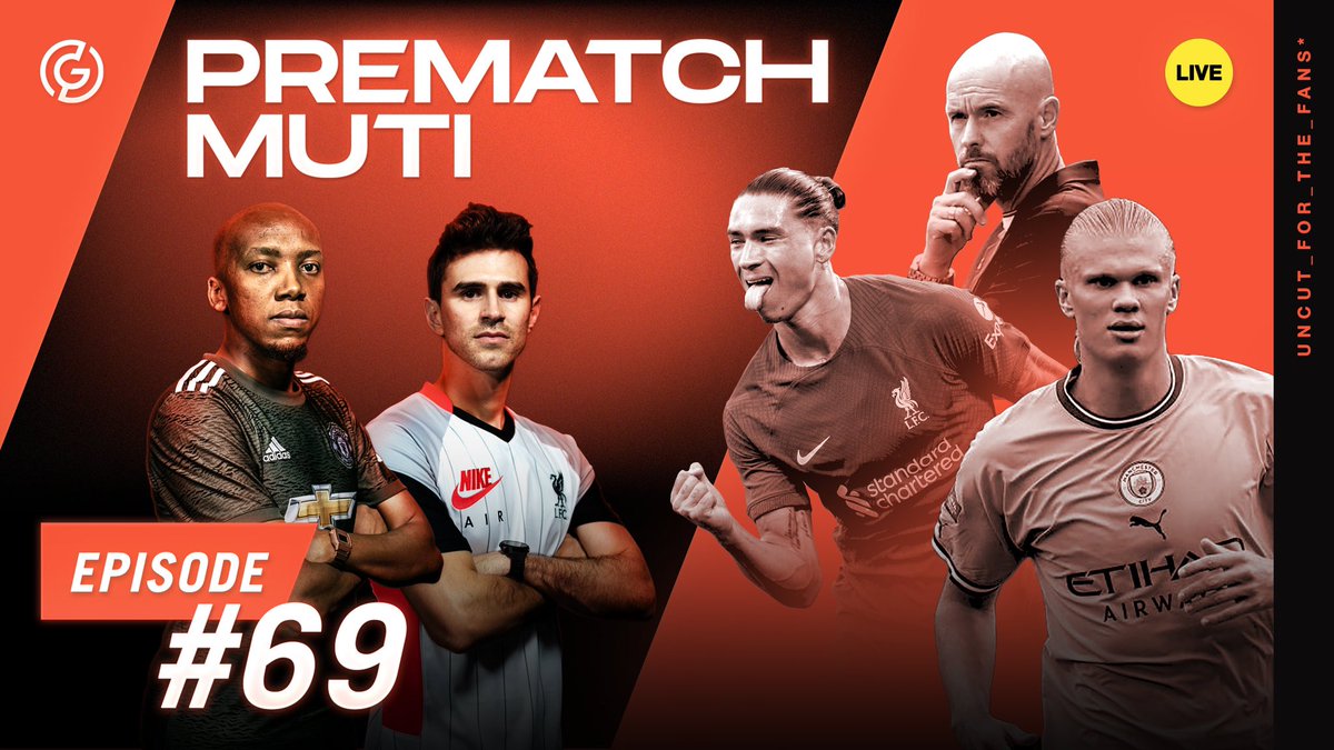Goalloungetv's tweet photo. On #PrematchMuti tonight:

🔘 Premier League predictions 
🔘 Weekend review

👇🏾 Watch it here live at 19:30:
📺 https://t.co/LMyKgMtmDb https://t.co/ZeejY1c2Jz