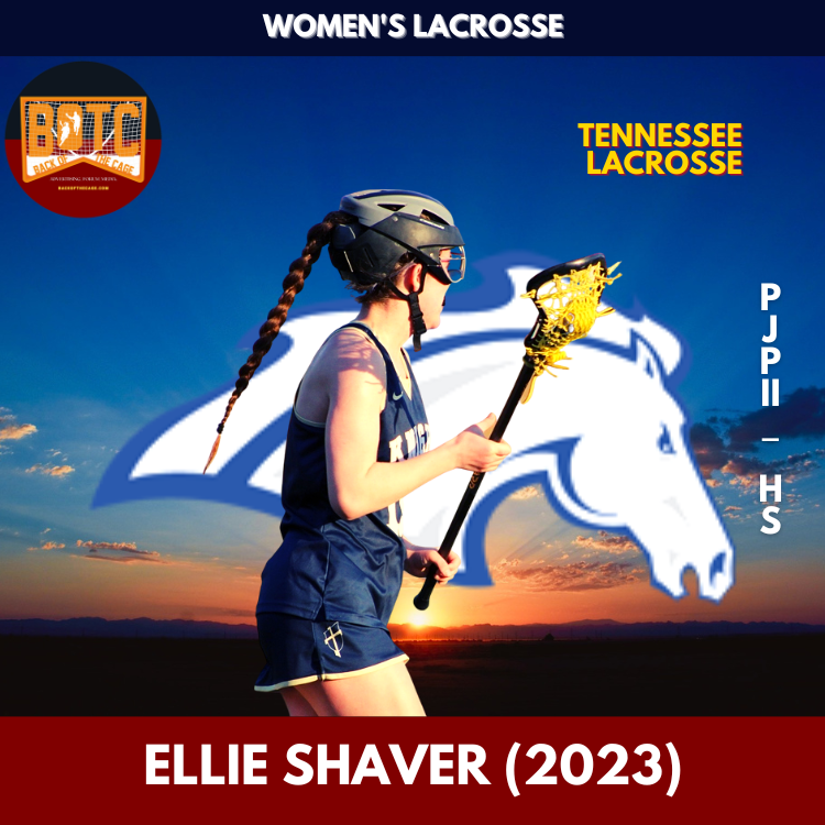 .<a href="/CBLaxers/">CBLaxers.com</a> Girls' Recruit: Ellie Shaver of <a href="/TNLax/">TNLAX 🥍</a> + <a href="/JPIIKnights/">Pope John Paul II HS</a> | TN 2023 | Midfield, Defense Commits to the @UAHunstville, Women's D2 <a href="/UAH_WLax/">UAH Women’s Lacrosse</a> #D2 #Tennessee #ChargerMania - bit.ly/BOTC-PT