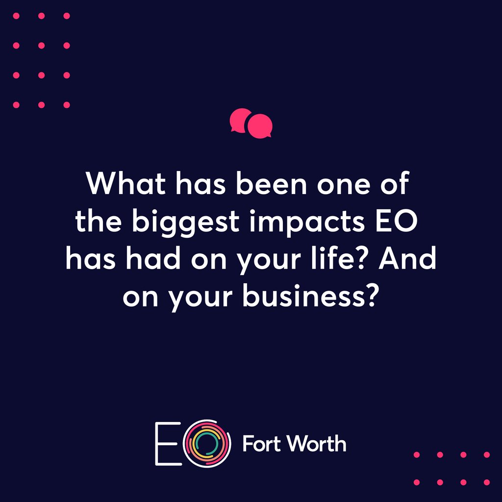 EOFortWorth's tweet photo. Benefits of being in EO:

🤝 Life-long friends;
🌎️ Incredible global experiences;
🥇 Setting goals;
👊 And knocking them out. 

Learn more at https://t.co/fwOwfyUJSG

#eofortworth #entrepreneursorganization #eonetwork https://t.co/ekGEaBnmae