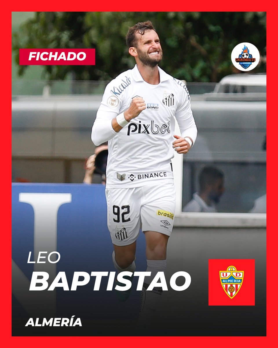 elchiringuitotv's tweet photo. ✅ OFICIAL | La @U_D_Almeria anuncia el FICHAJE de LEO BAPTISTAO

🇧🇷 El brasileño llega para las 4 próximas temporadas

👉🏽 Lo adelantó @plazacasals https://t.co/KcPj3PXfgy https://t.co/ieef4JIRlo
