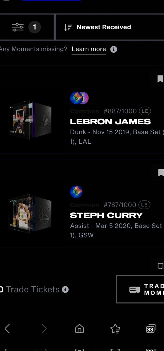 Super stoked to finally have both of these legends in my @nbatopshot account!! Might be time to lock em up! LFG, it's time for the run! #NBATopShotThis #LeBronJames #stephcurry #goats #topshotdebut @KingJames @StephenCurry30 welcome home!