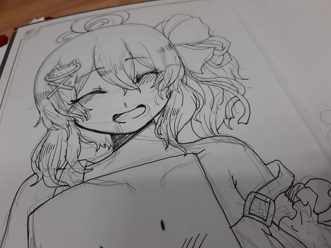 労働時間を使ってのお絵描きは楽しいゾイwww 