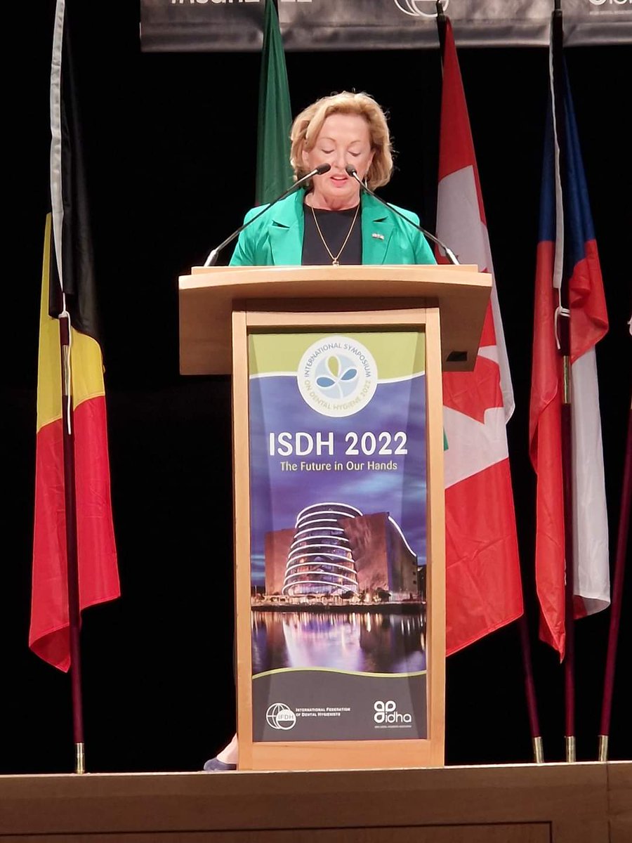 IFDHygienists's tweet image. This morning our president Corrie Jongbloed opened the International Symposium of Dental Hygiene. We have three exiting days of high quality lectures and of course our diverse exhibition hall.
#ISDH2022 #Ireland #neverquitlearning