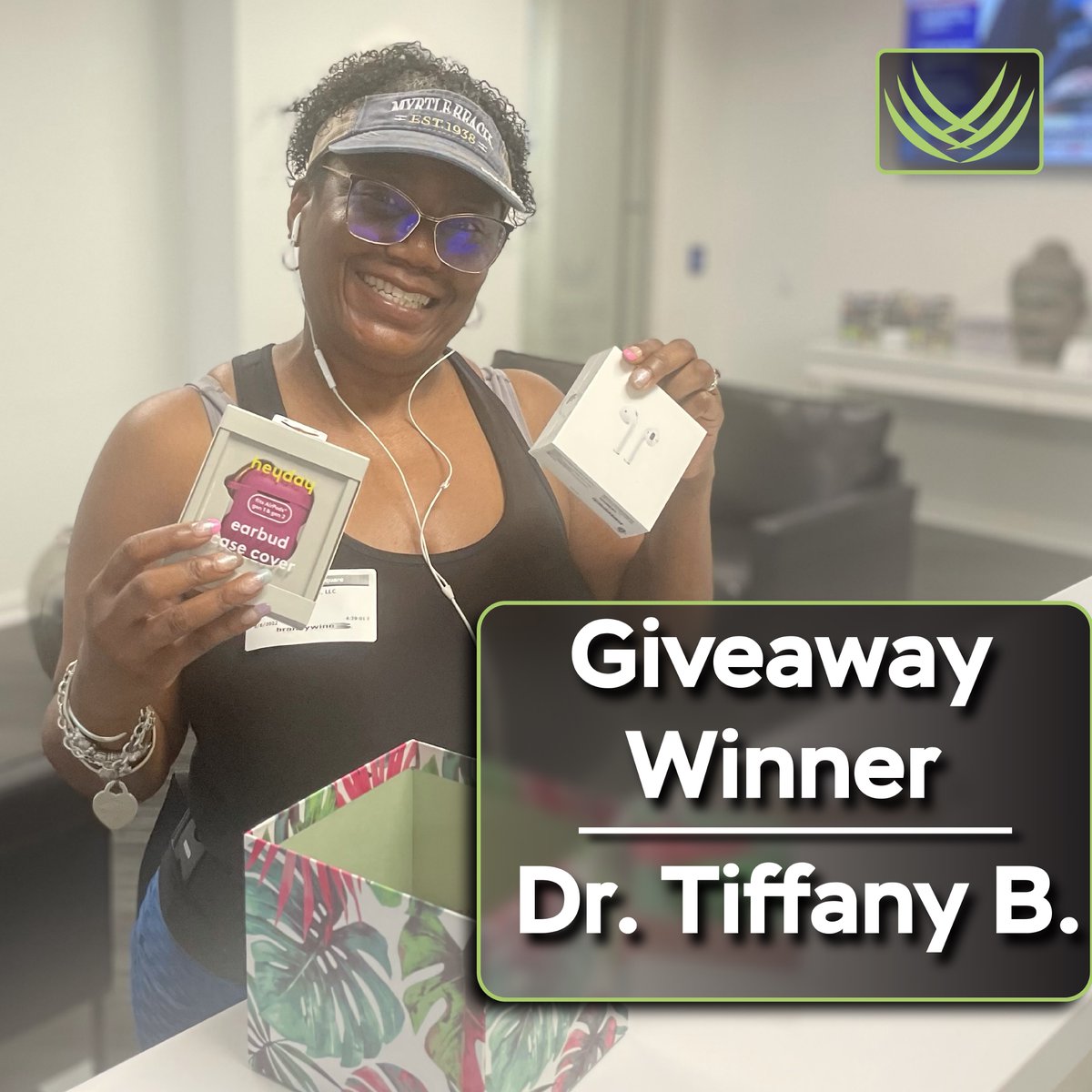 AirPods Giveaway Winner! Dr. Tiffany! Stay tuned for the next one! 

#bankonus #c2e
