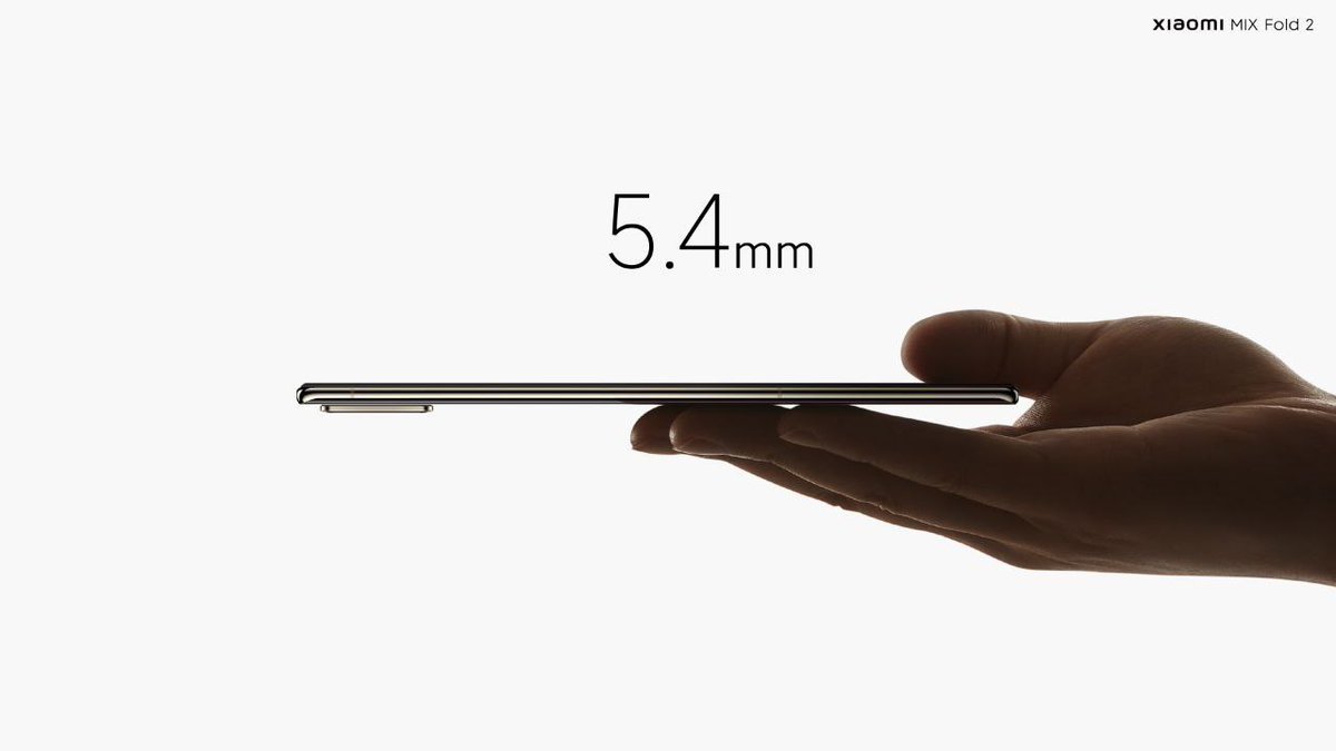 NishantBareilly's tweet photo. #Xiaomi #MiMIXFOLD2
- Snapdragon 8+ Gen1
- 21:9 6.56" 1080p E5 120Hz AMOLED Front display
- 8.02" 2K+ 120Hz Eco²OLED internal display with LTPO 2.0 and UTG glass
- Unfolded 5.4mm, folded 11.2mm, 262g
- Xiaomi's self developed hinge (18% thinner and 35% lighter) https://t.co/sMWp3upqgH