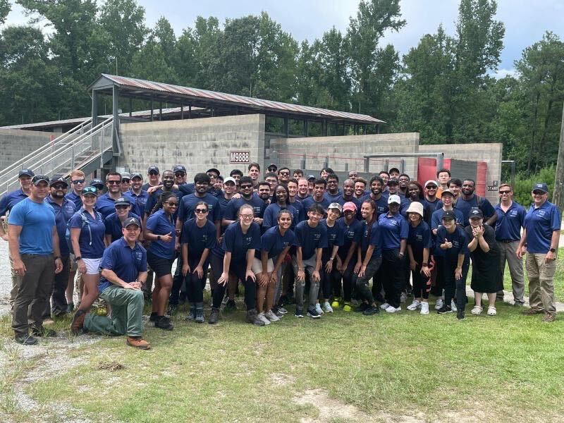 EmoryGoizueta's tweet photo. In the heat of July, Goizueta's class of 2024 Full-Time MBA cohort gathered at Fort Benning to participate in the Leadership Reaction Course with a full day of putting their team and leadership skills to the test. Check out these photos from the day! #FTMBA #leadership #MBA https://t.co/AoDC5ibXKA
