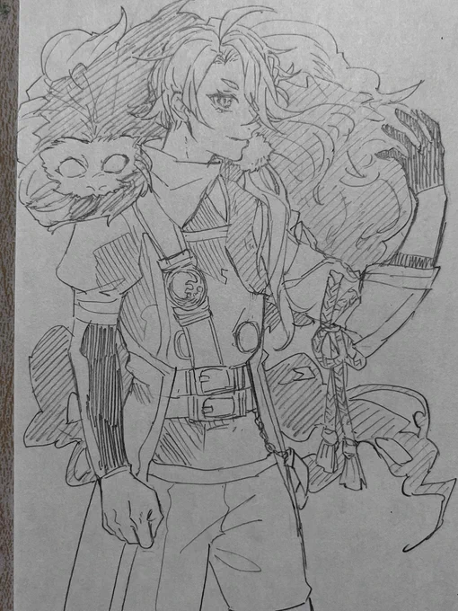 寝る前の落書き 