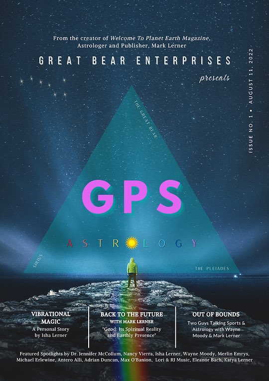 markgobear's tweet image. New! Introducing GPS Astrology Magazine! Launching today at the Leo-Aquarius Full Moon, August 11, 2022 💫🍿Read Now greatbearenterprises.com/gps-astrology #astrology #astrologymagazine #marklerner Created by Mark Lerner &amp;amp; designed by @buzz_wordc Katya Lerner @flipsnack