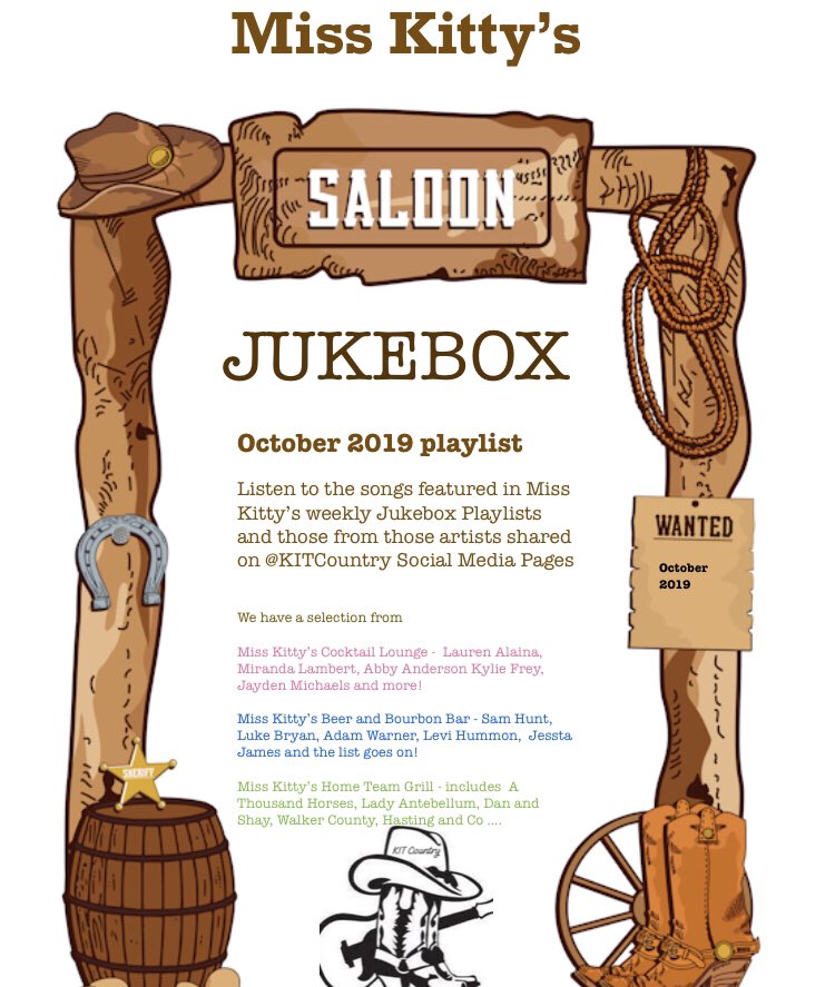 kit_country's tweet photo. #ThrowbackThursdayJukebox
#october2019
Hit a link🤠⬇️
https://t.co/U7YkVKa3Ze
https://t.co/7CmwybO7W7
https://t.co/V4mqQYcyJl
#countrymusic #countrymusicplaylists #independentartists #newmusicnashville #newcountry #newcountrymusic #kitcountry https://t.co/oDvpgFcOp5