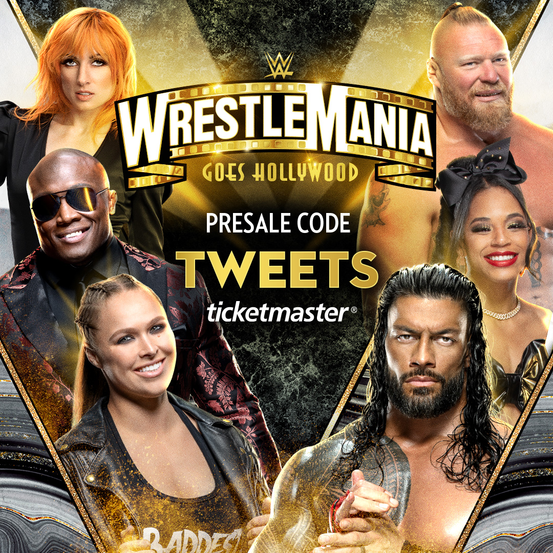 WWE on Twitter "WrestleMania is going Hollywood on April 1 & 2 at