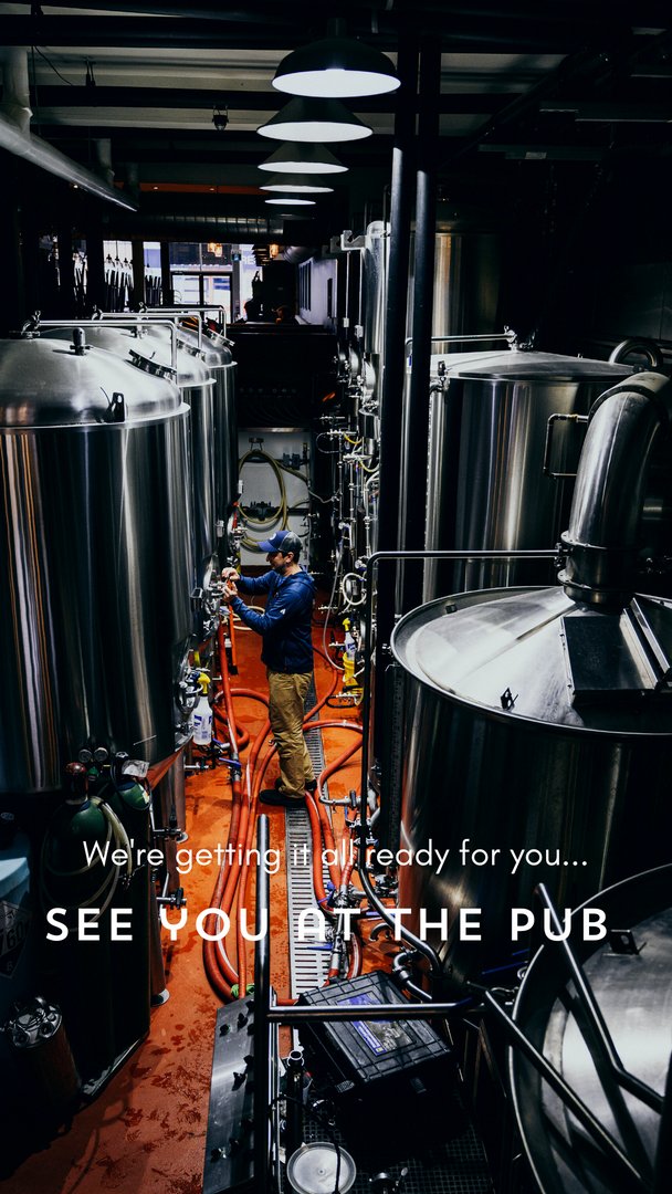 So much goes into making things just right and we can't wait for you to see what we have for you. See you at the pub.