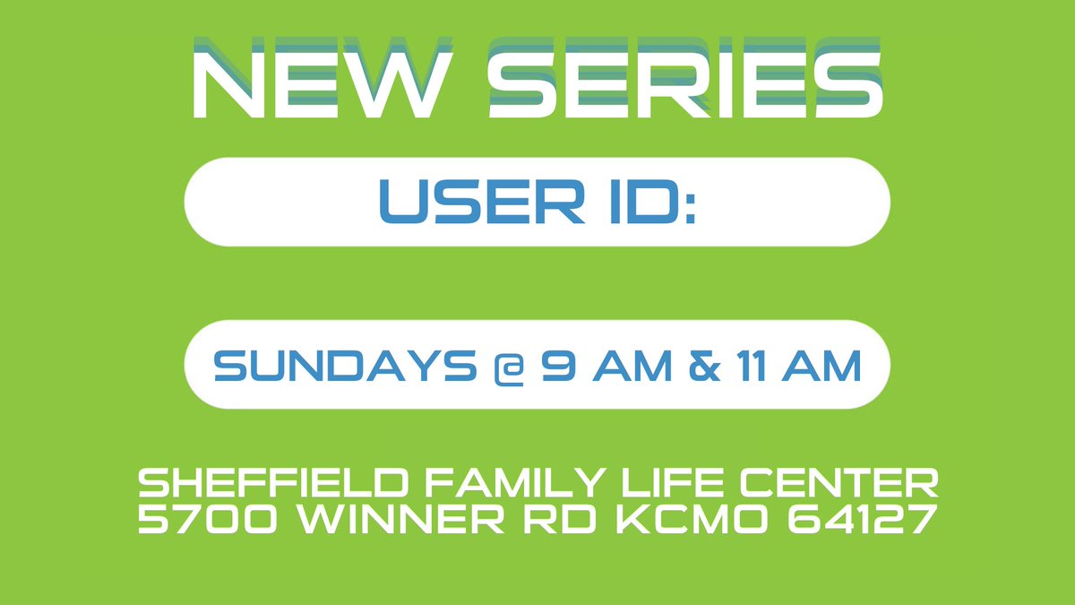 sflckc's tweet photo. JOIN US SUNDAY!

#sflc.kc #kansascity #wearefamily #urbanchurch #comeasyouare #allarewelcome #lighthouse #kcmo #nekc #northeastkc #community #prayer #family #joy #hope #life #Godisgood #sheffieldfamilylifecenter #notalone #strongertogether #journey #userid #newseriessunday https://t.co/mnJgfqkJhG