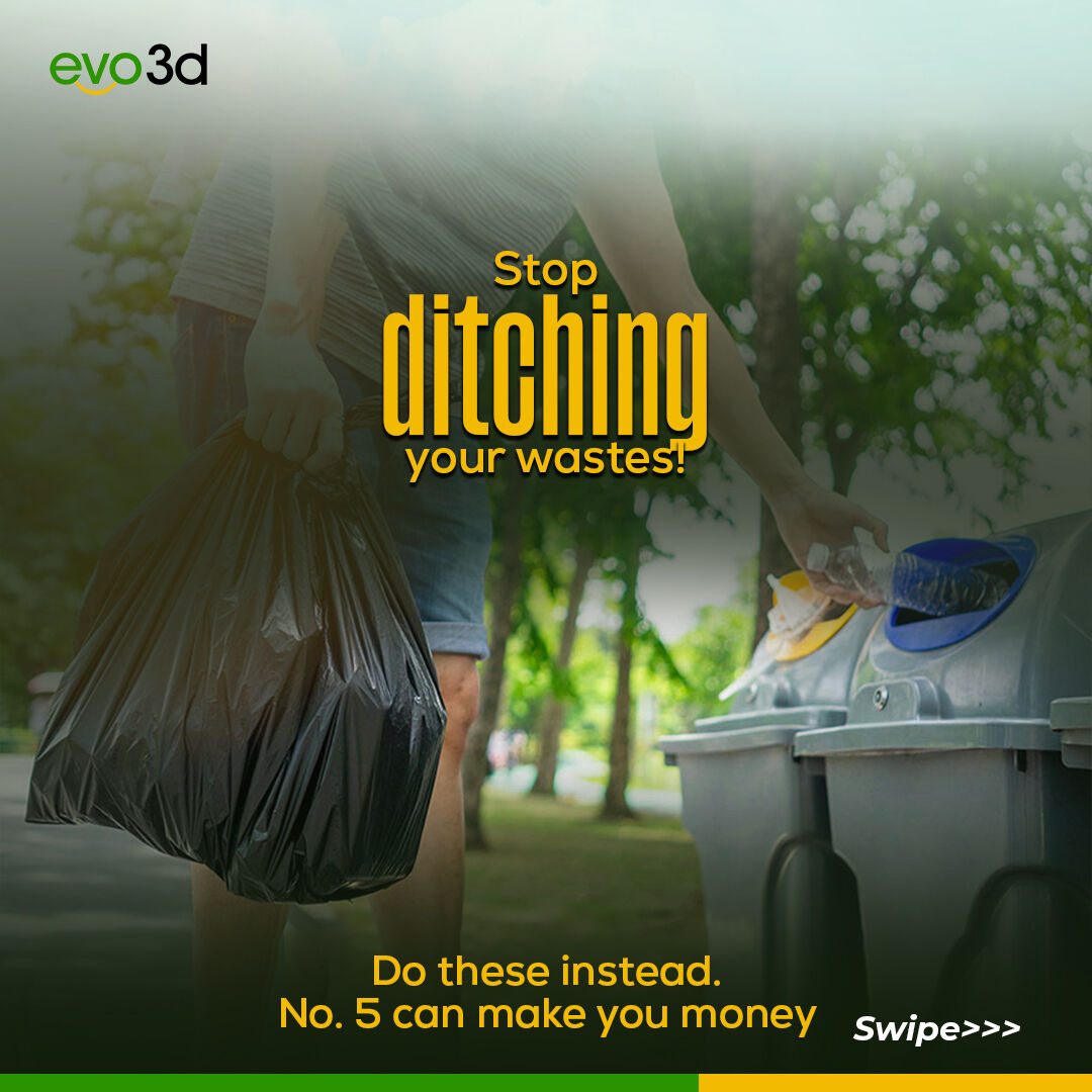 evo3dng's tweet photo. Do you think nothing good can come out from your wastes? Try these.

The wastes you generate are not totally useless.

#TrashEvolution #EVO3D #Environment #Trash #Recycle #Reuse https://t.co/uuyfEXiRBn