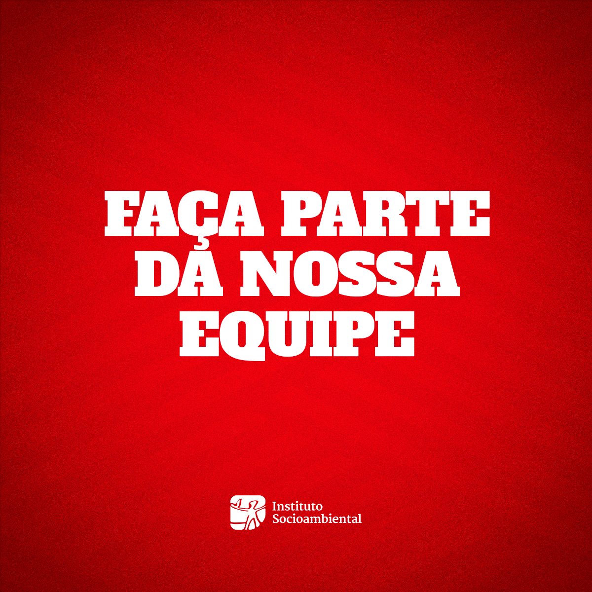 Estamos com vagas abertas! Junte-se à equipe do ISA na defesa dos direitos dos #PovosDaFloresta. Estimulamos a candidatura de mulheres, pessoas negras, indígenas, quilombolas e LGBTQIA+! 👉🏽 socioambiental.org/vagas-e-editais