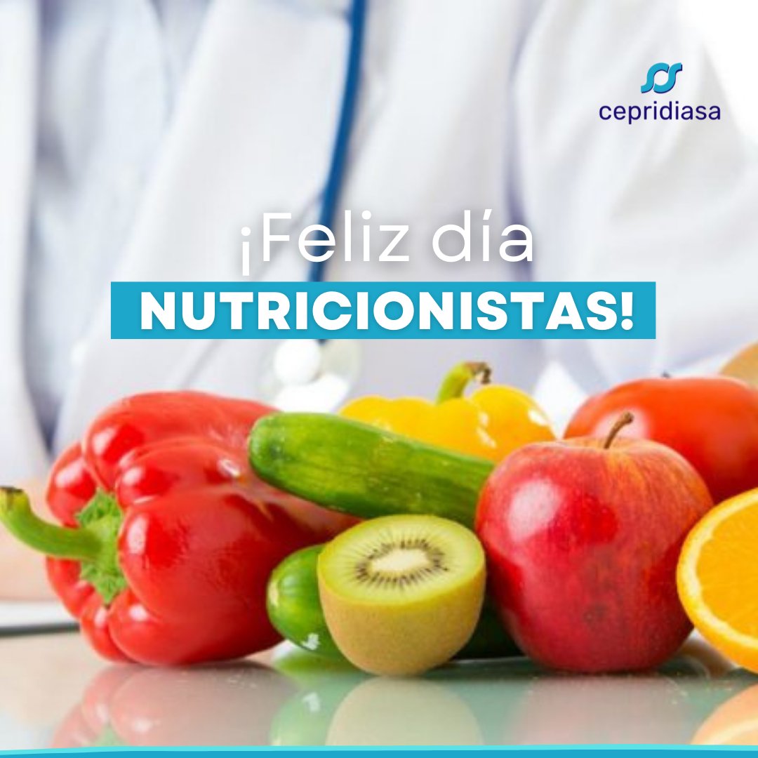 🎉Desde #Cepridiasa saludamos a todo el equipo de nutricionistas que trabajan en nuestros centros. 

Gracias por su labor y compromiso por el bienestar de nuestros pacientes. 🤗

#díadelnutricionista #saludpublica #alimentacionsaludable #salta #jujuy