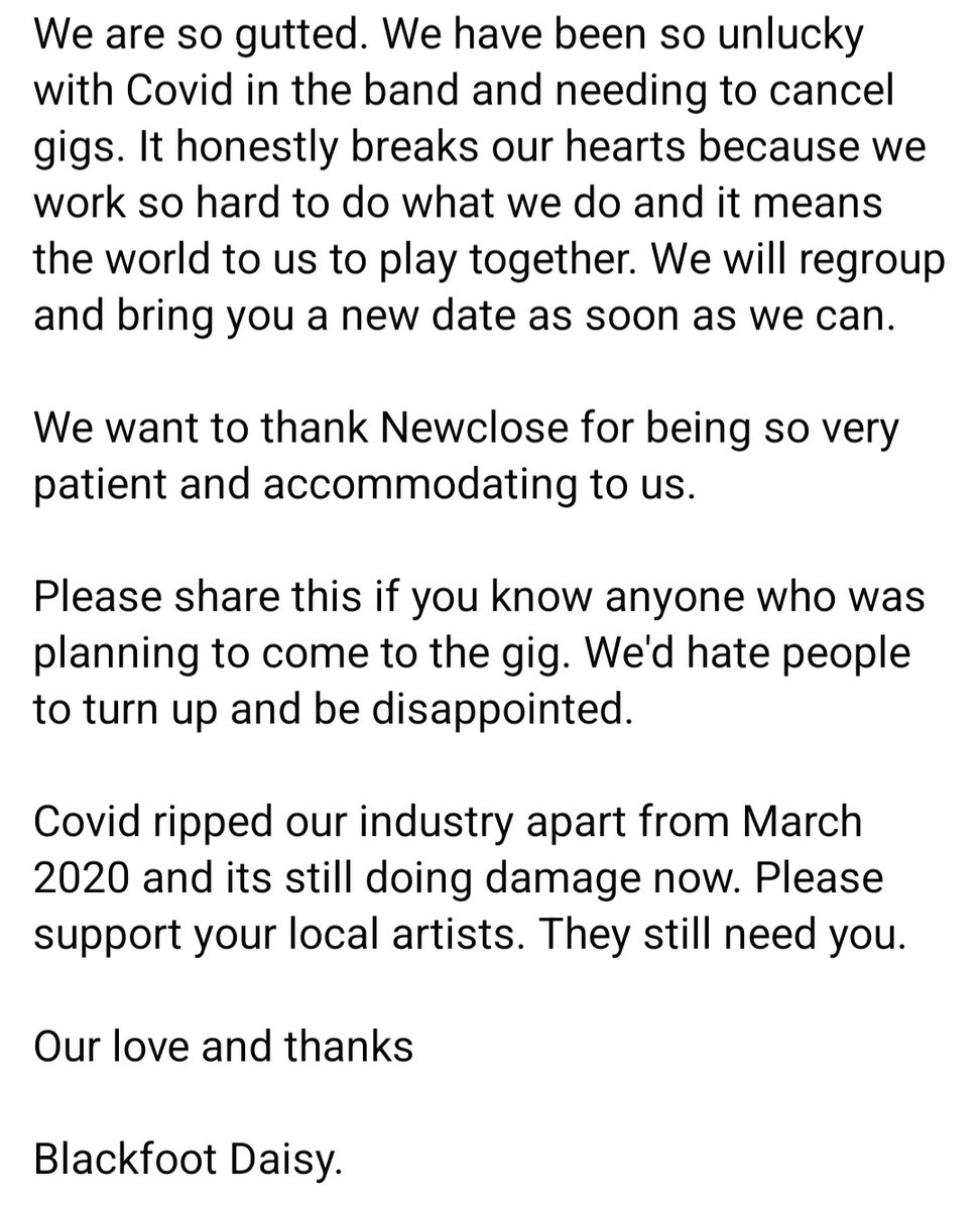 SAD ANNOUNCEMENT...