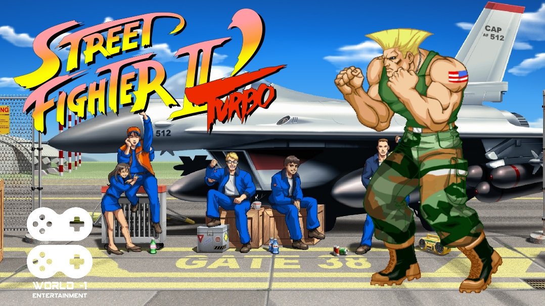 Street Fighter II Turbo Hyper Fighting (SNES) - Guile 