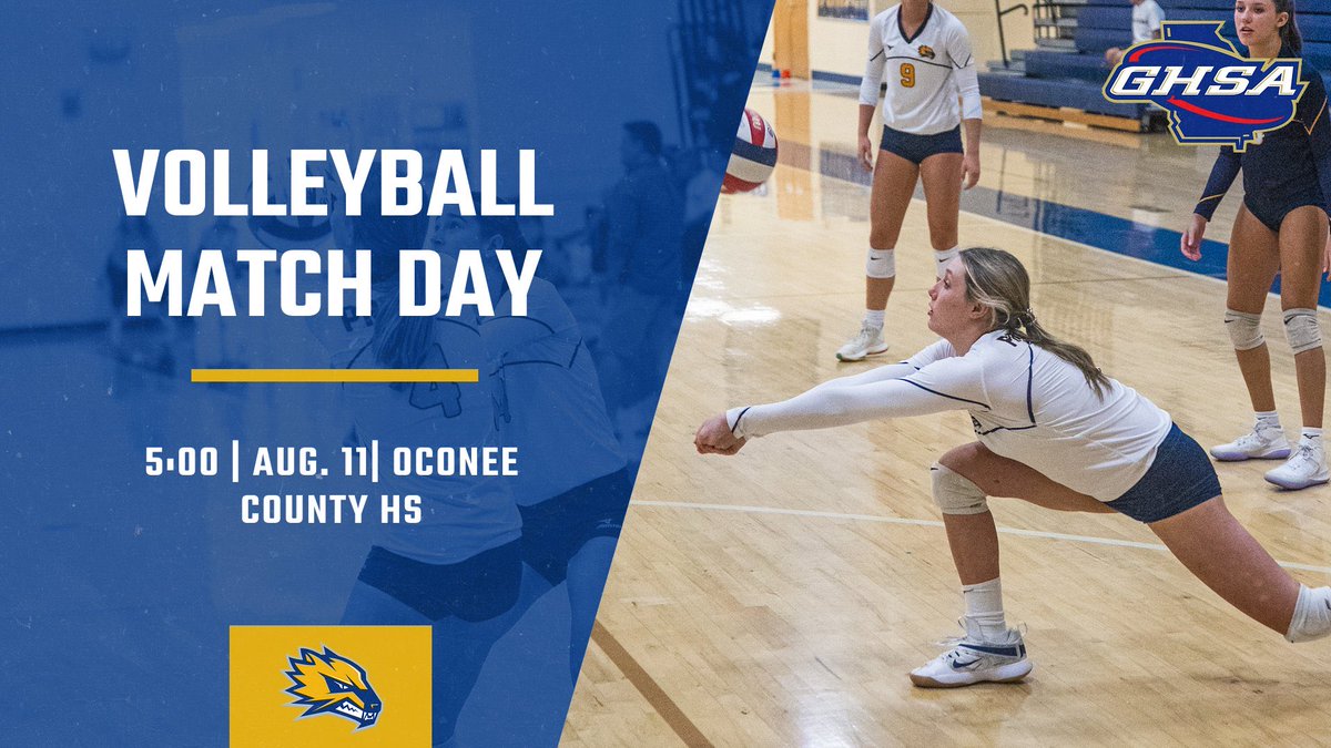 pacsvolleyball's tweet photo. We’re back in action today in a county-wide showdown! Varsity heads to Oconee to take on Oconee County, North Oconee &amp; Athens Academy while JV plays at North Oconee! Time to keep building! #pacsvb #together https://t.co/G6VFmh0qHq