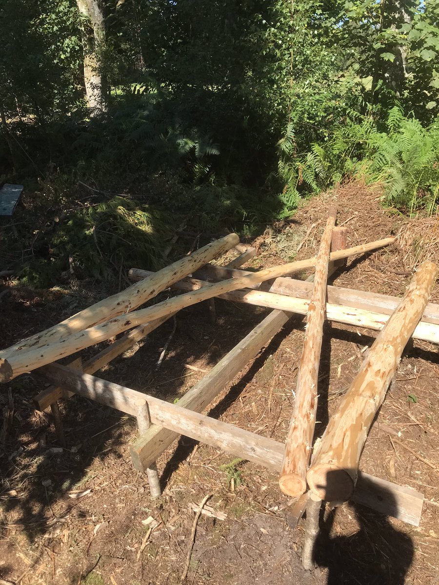 Getting ready for a round wood timber framing workshop this weekend. #buildstuff #morticeabdtennon #realwood #newwoodculture