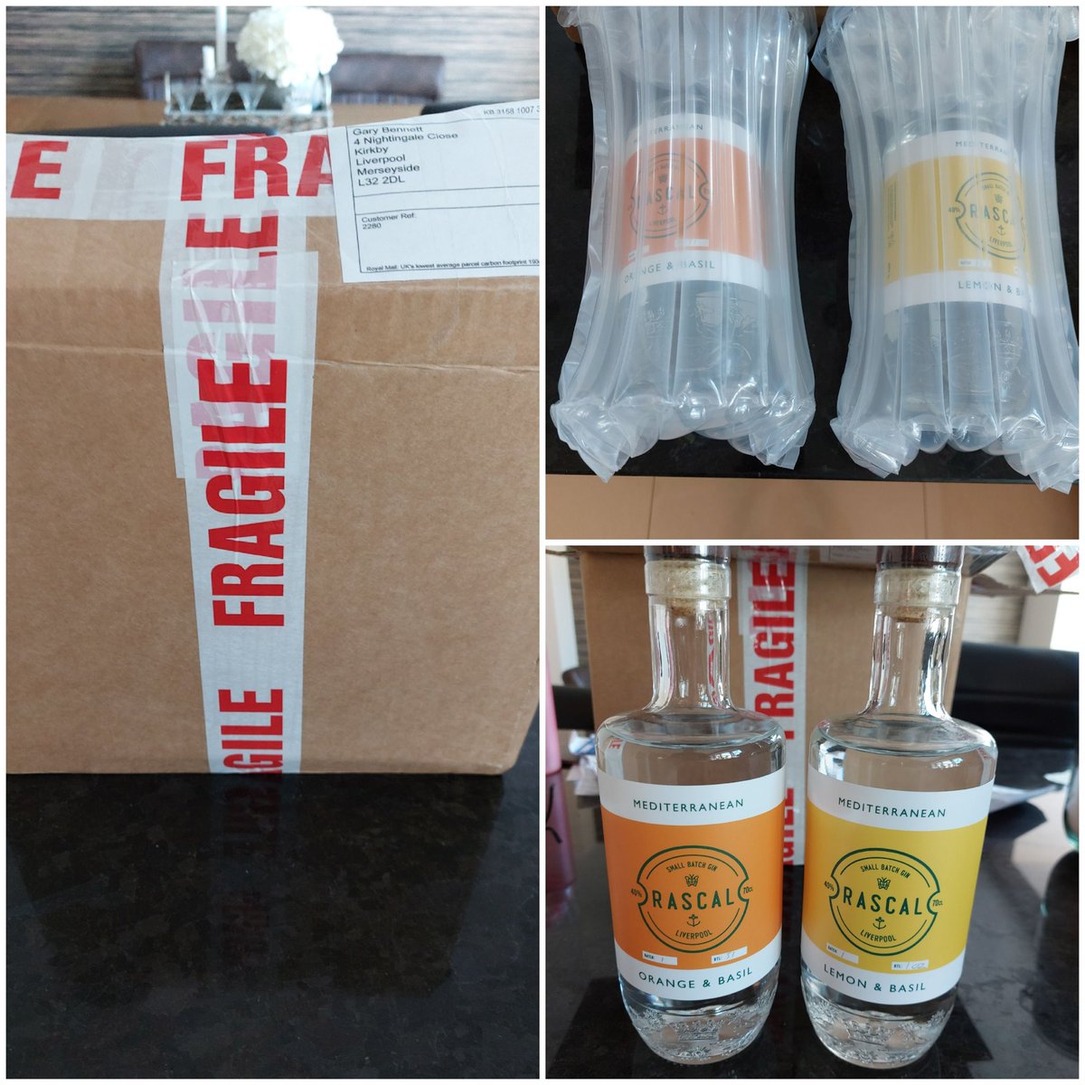 Look what arrived today from <a href="/RascalGin/">Rascal Gin</a> delivered by the wonderful <a href="/CWUMersey/">CWU Mersey Branch</a> thank you very much 😍