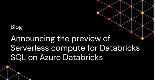 rossanomarcos's tweet image. Now in Preview: Serverless compute for #DatabricksSQL on #AzureDatabricks

databricks.com/blog/2022/08/0…