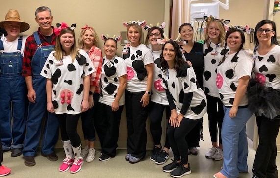 ASCAssociation's tweet photo. Halloween and fun at Harbin Clinic Gastroenterology Endoscopy &amp; GI Lab in Rome, GA.
@HarbinClinic
#ASCAMemberWeek #ASC https://t.co/4cgh4SKtdw