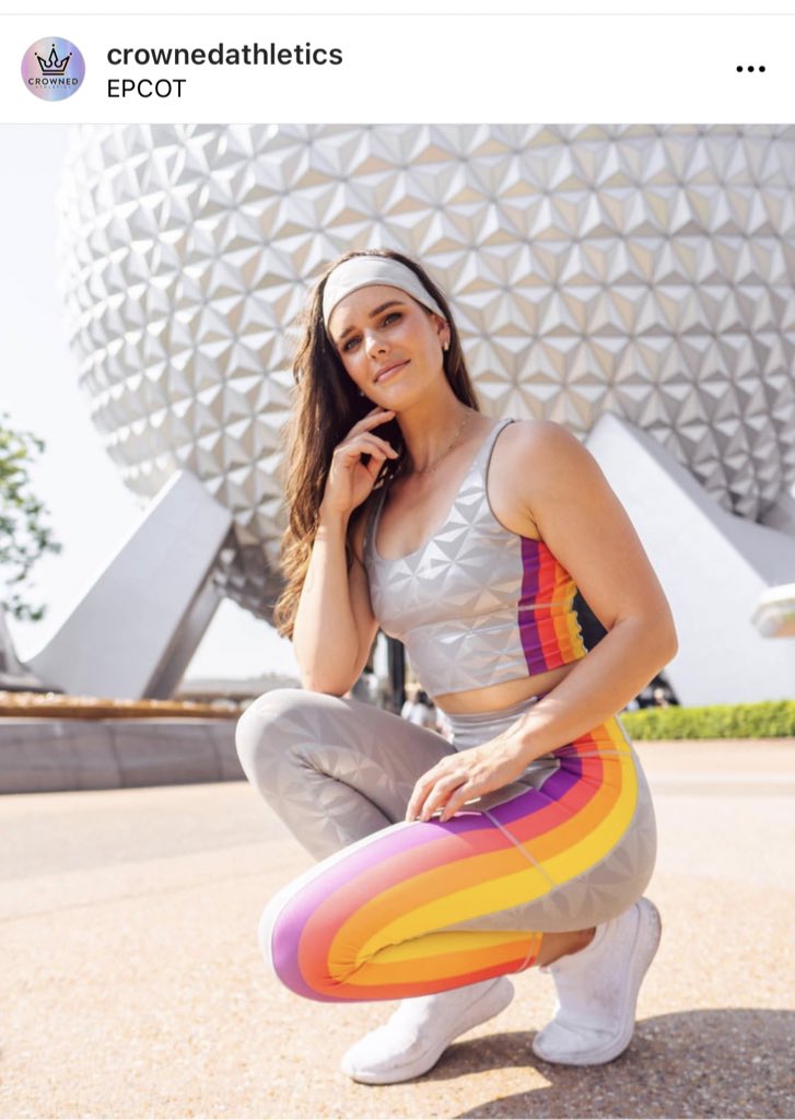 My favorite Disney small business is Crowned Athletics. She makes princess workout clothes but tonight she’s releasing a geodesic collection. There’s a day and night collection and my bank account is stressed.