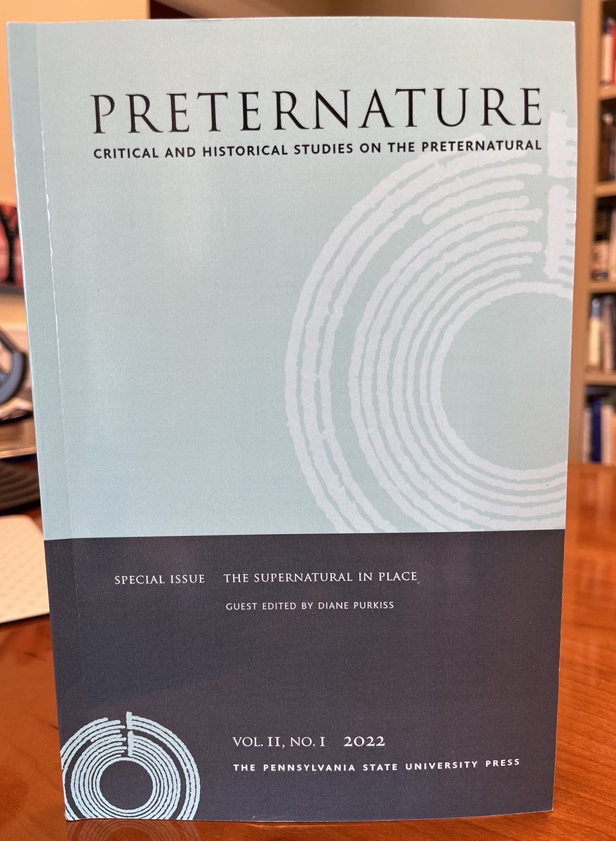 *Preternature: Critical and Historical Studies on the Preternatural* is now on Twitter! We publish articles on magic, witchcraft, spiritualism, occultism, esotericism, demonology, monsters, &amp; much more. 🧙‍♀️🪄👻👹

Check out our latest exciting issue on "The Supernatural in Place"!