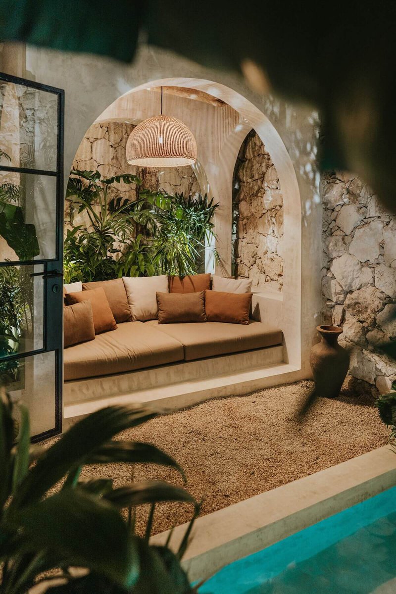 NATALIALABEL's tweet photo. This villa in Tulum is so serene. 🤎 https://t.co/vqRKj7brF2