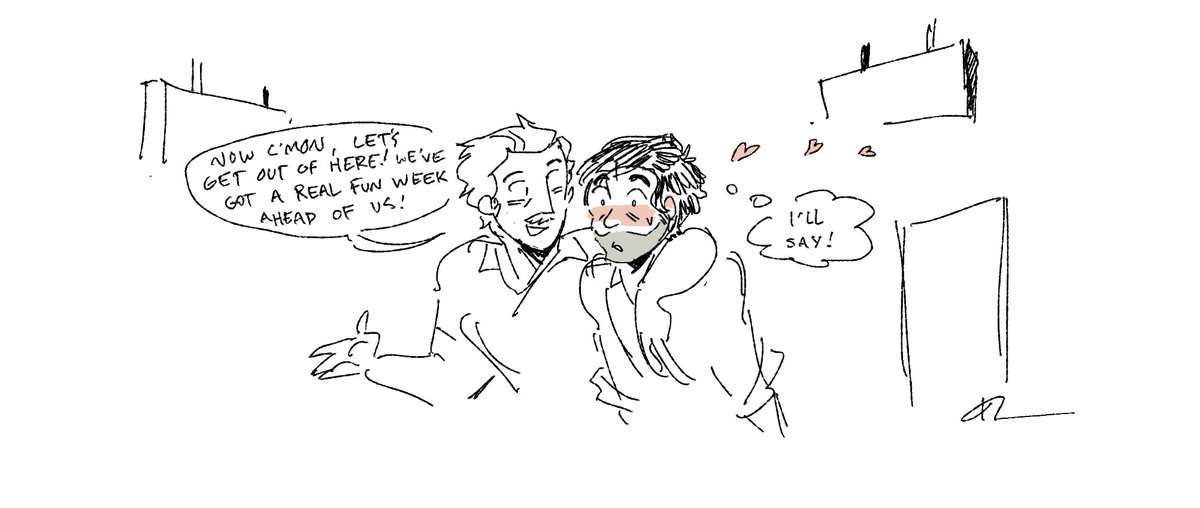 JOCKPRIEST's tweet photo. i wish i could offer all you new followers any sort of consistency but ehhhhhh fuck that. here’s gay M*A*S*H fanart #hunnihawk https://t.co/AVln0oxj1z