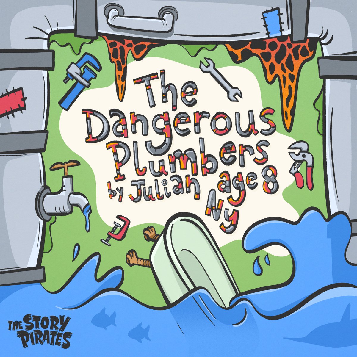 New #StoryPiratesPodcast! 🪠🚲🚗 megaphone.link/GLT2527227675 In 8-year-old Julian's 'The Dangerous Plumbers,' a drain is unclogged, but at what cost?! 6-year-old Aliyah's story is the best of 2 transportation worlds while the Story Pirates start a successful underground car wash!