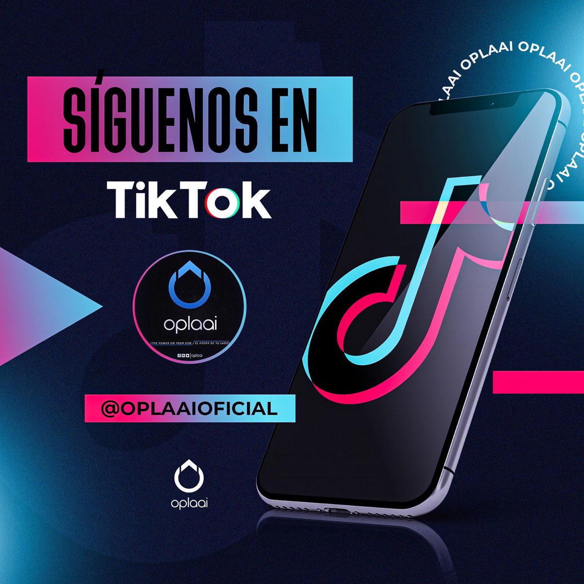 ¡Estamos preparando contenido especial para #TikTok! 📲🎶 Síguenos hoy mismo en el siguiente link tiktok.com/@oplaaioficial…  #Oplaai