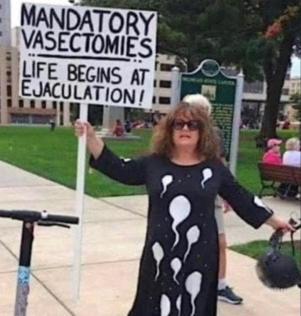 Kcontillo1's tweet image. Sounds good to me as it can always be reversed at a later time when one shows that they are mature enough to be depositing sperm.