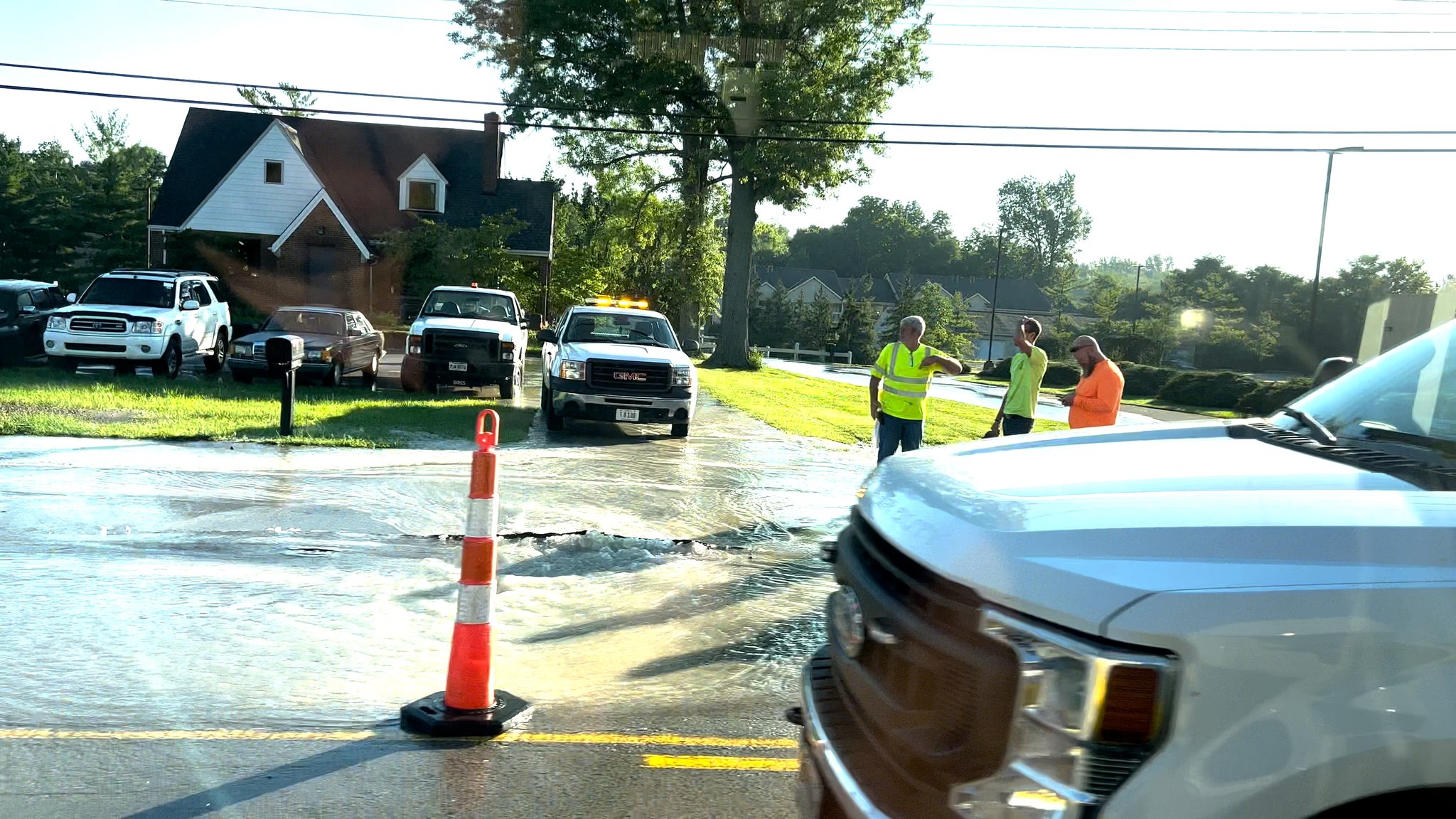 Clermont County on Twitter "Update to Water Main Break on SR 125, just