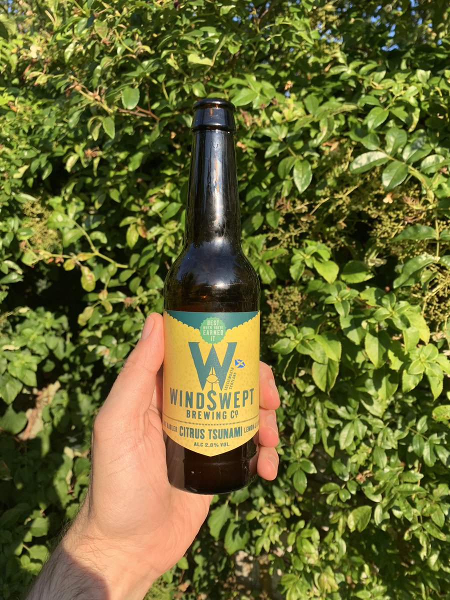 elliotinburgh's tweet photo. If ever there was a day for a zesty thirst quencher. Today was that day. Hit the spot all too quickly! @WindsweptBeers https://t.co/JPIK77wy1o