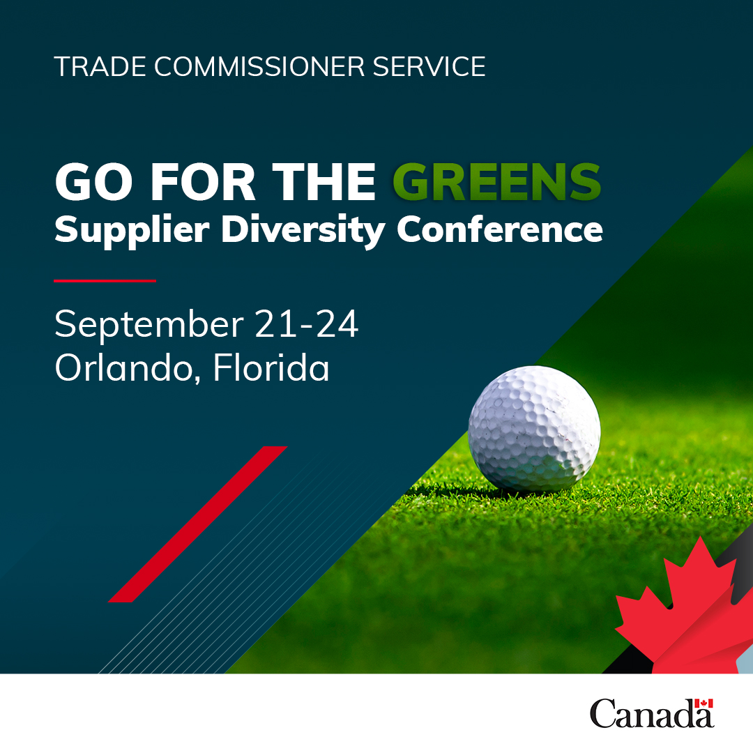 Calling all #WomenExporters looking to grow their business in the United States! #Network and build valuable connections at the <a href="/GofortheGreens/">GofortheGreens</a> Supplier Diversity Conference.

Register by August 24: ow.ly/InyI50KibVZ