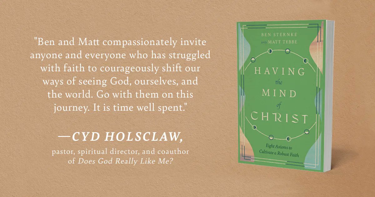 formatio's tweet image. Struggling with your faith? In #HavingtheMindofChrist authors @MattTebbe and @BenSternke offer powerful words of encouragement for you. 

Learn more: buff.ly/3c9qGNo