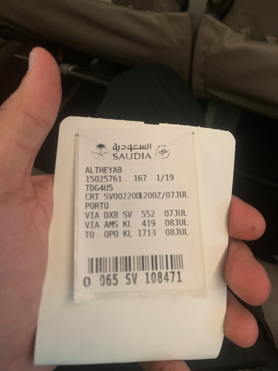 AltheyabM's tweet photo. @ksagaca @SalehAlJasser @svmedia_center @AviationWG @Saudia_Care شنطتي مفقوده لها شهر والى الان لم يتم التواصل معي https://t.co/wT1WF1Fo04