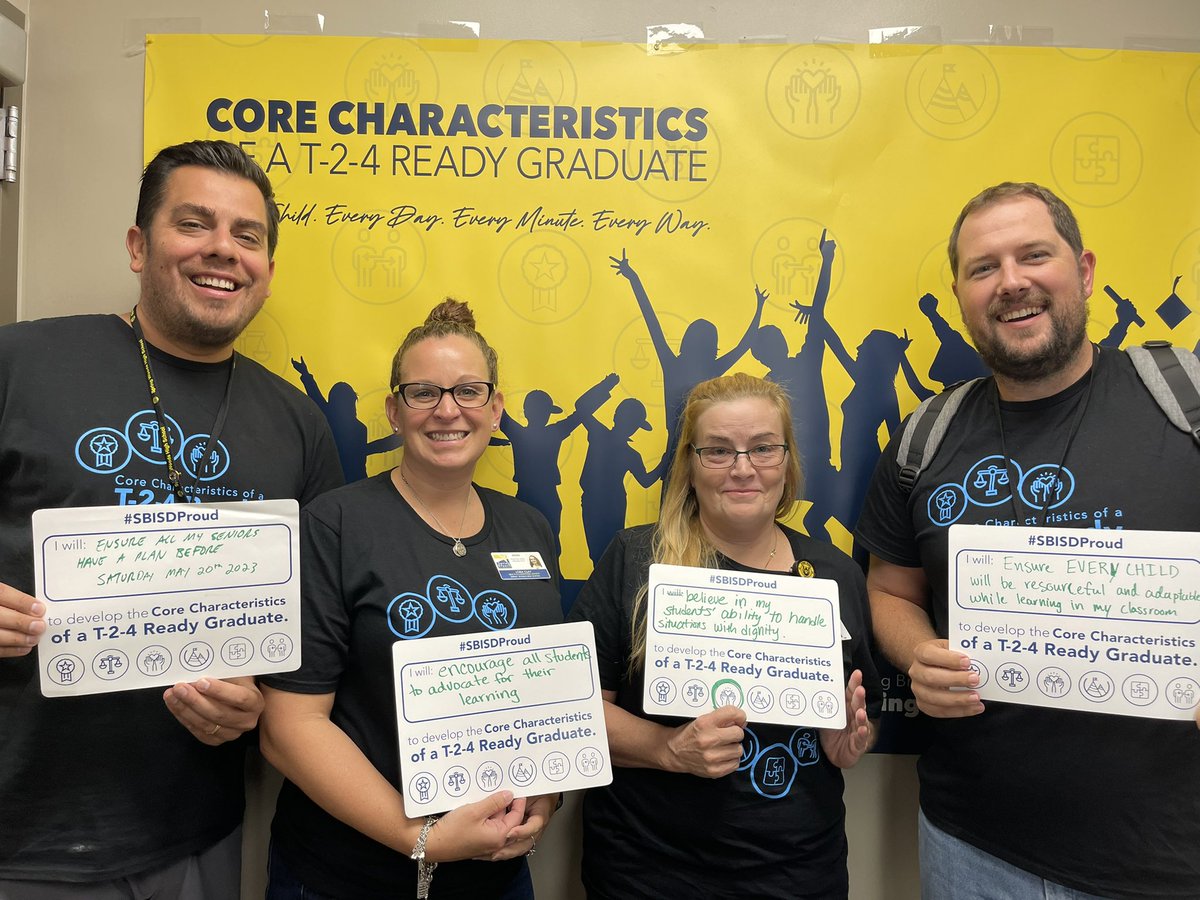 mikedorantes's tweet photo. T-2-4 READY GRADUATE #CORECHARACTERISTICS @sbisd_t24 @SpringWoodsHigh @SBISD #allmeansall #sbisdproud https://t.co/4SZTrPwuVU