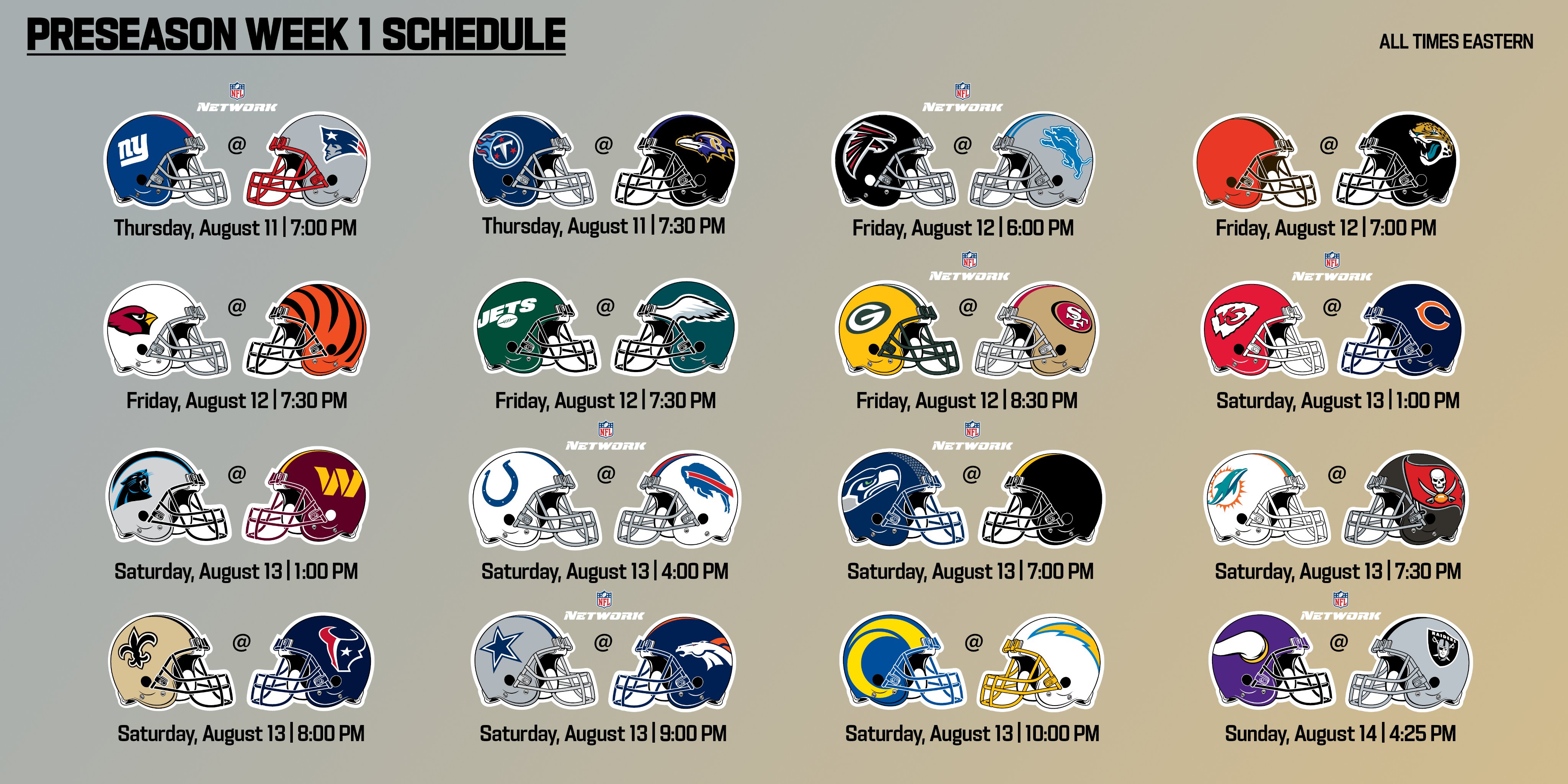 Nfl schedule 2024 week 1