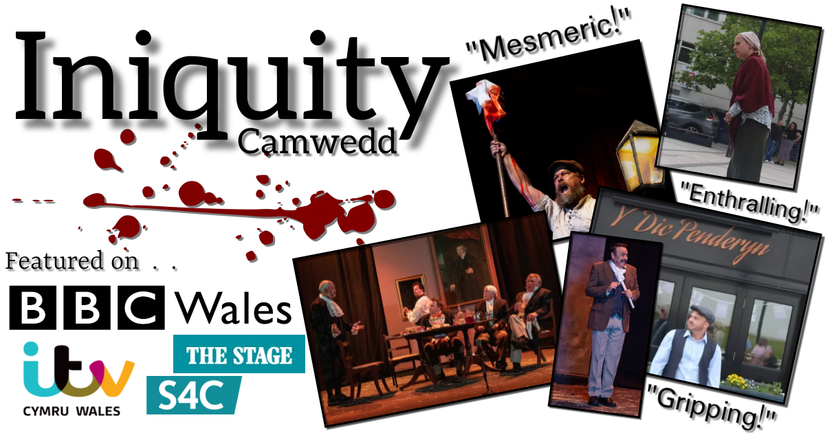 camwedd's tweet photo. The media attention we've received for Iniquity (Camwedd) at @edfringe has been overwhelming!

It all lends itself to an incredible production and the gathering movement for a long over due pardon on the name of Richard Lewis!

@ITVCymruWales @BBCWales @TheStage @WalesOnline @S4C https://t.co/XwqHdYe8ZG