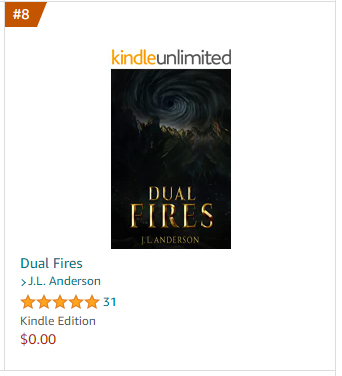 DualFiresAuthor's tweet photo. No big deal.

Just my novel sitting in a top 10 list on Amazon. 

🤯🤯🤯🤯🤯🤯🤯🤯

Get the e-book for free before the deal ends!

#top10 #dualfires #amazonbooks https://t.co/l9g9rbeYO9